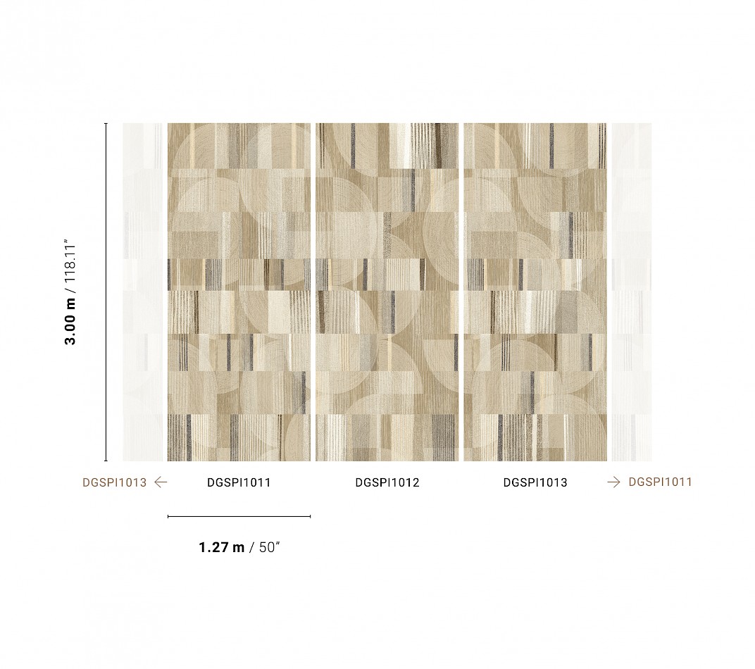 Geometrische Fototapete, DGSPI1011, Spirit of Nature, Khroma by Masureel